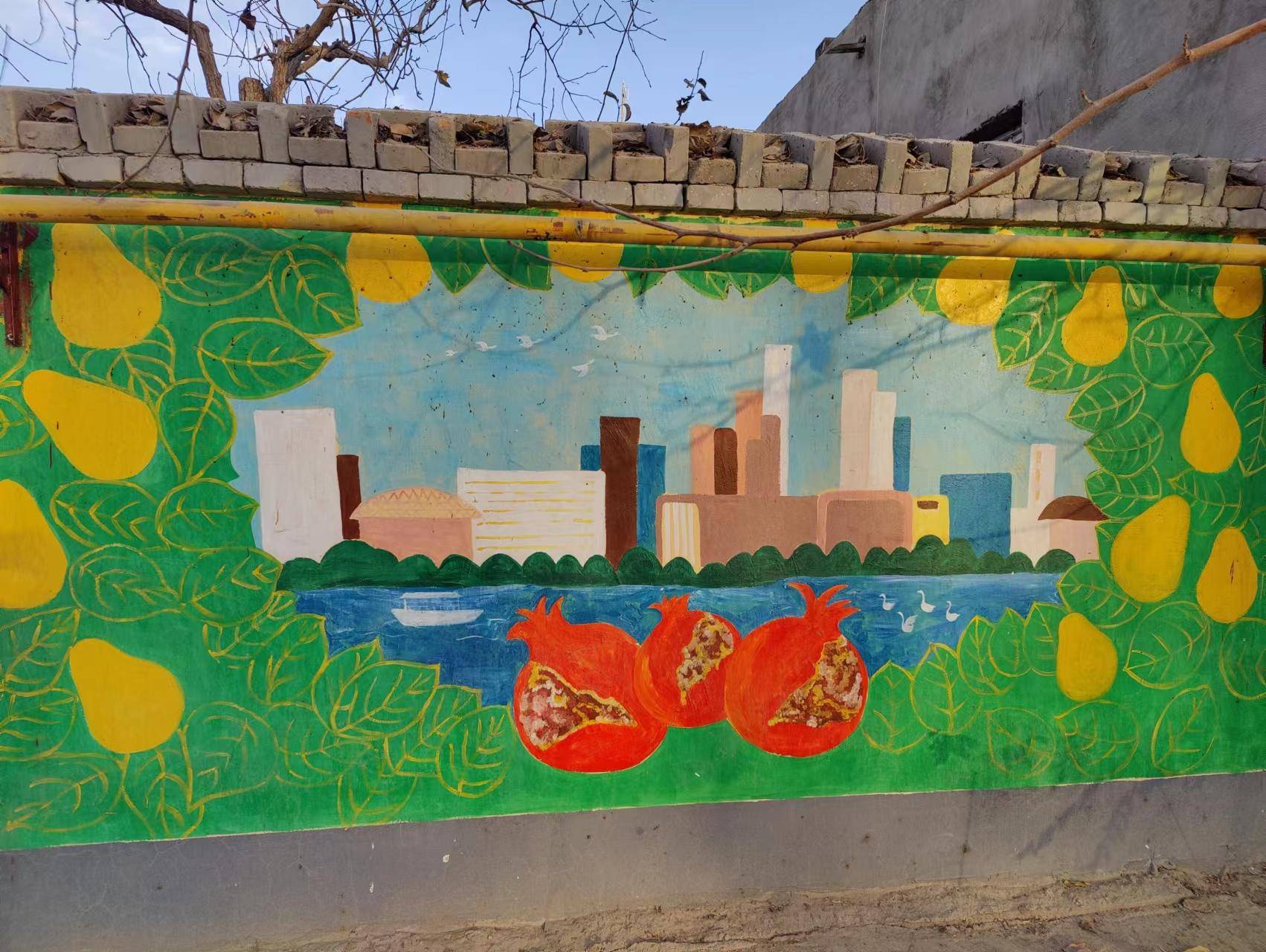 哈拉玉宫乡:美丽墙画助力乡村文化振兴_建设_环境_风格