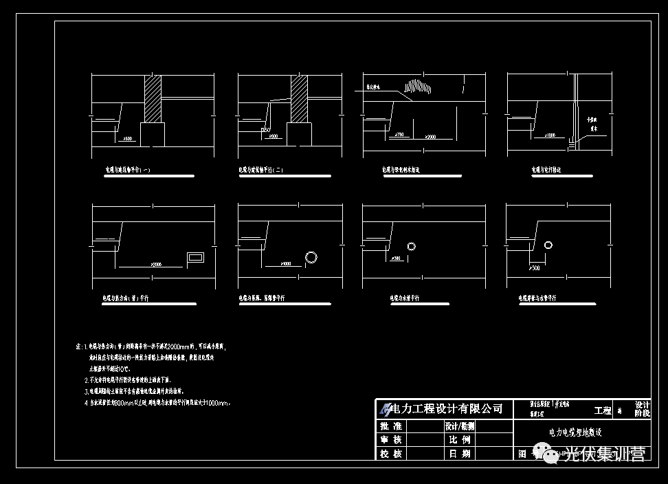 充电桩 | 某地某充电站充电桩供配电箱变全套cad施工图纸_公众_集训营