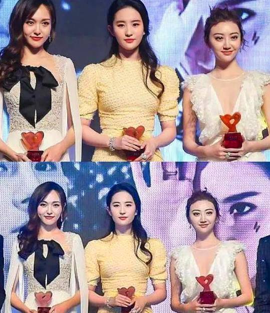 景甜分手后迎来颜值巅峰期,与刘亦菲4次同框都赢了:下一个神仙姐姐