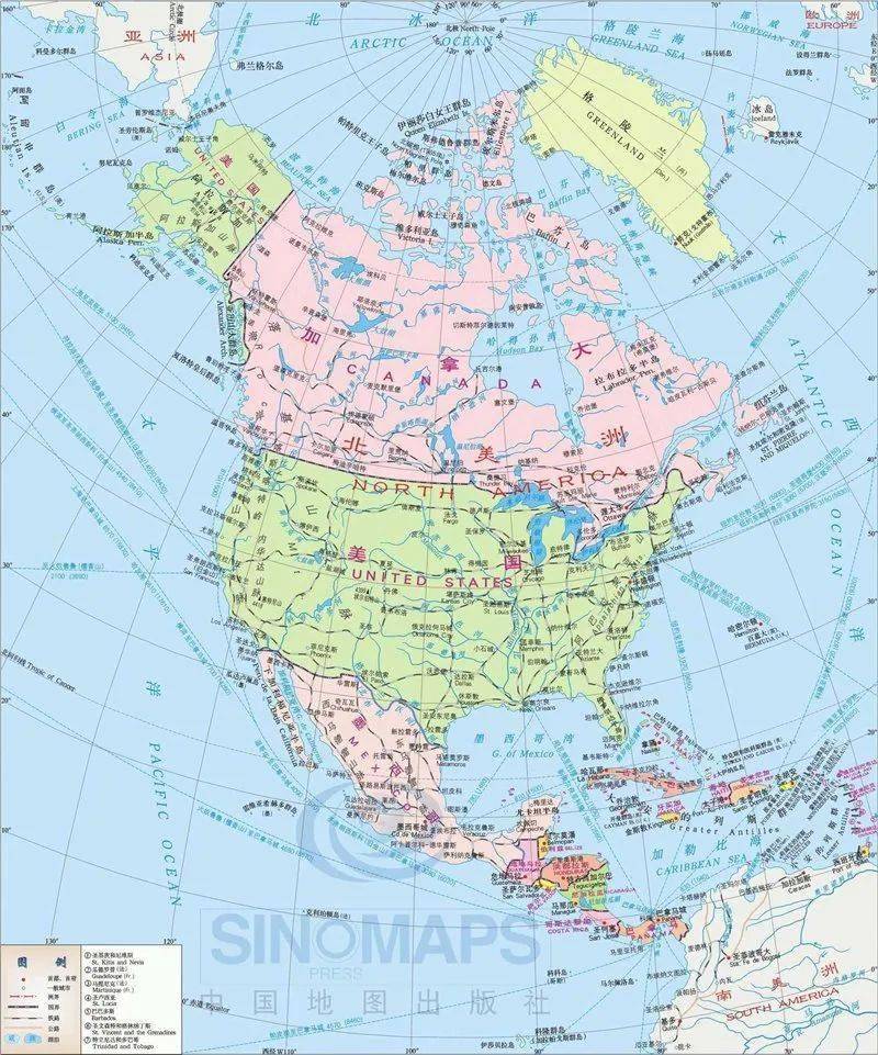 世界地图政区图手绘图片