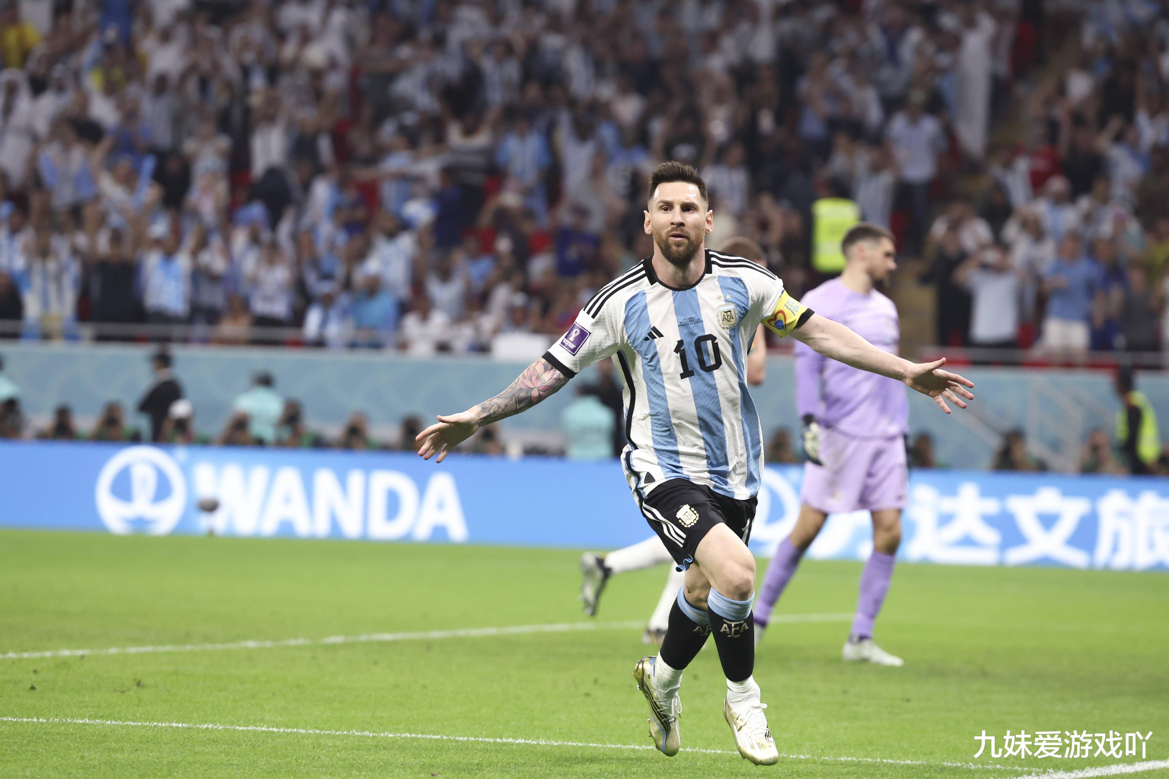 里程碑之夜 ,梅西第1000场比赛斩获淘汰赛首球_巴萨_足球_阿根廷队