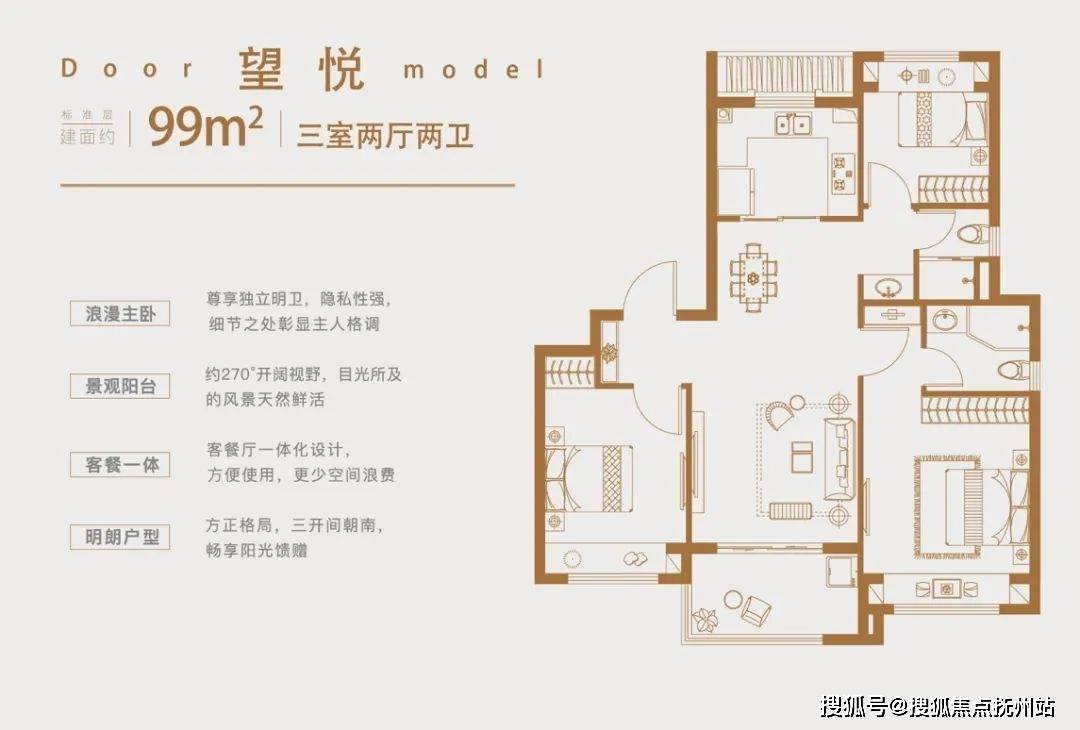 原】线上预约丨国贸61凤凰原敬请咨询丨图文解析_生活_空间_户型