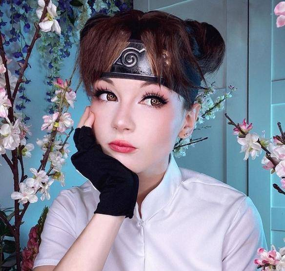 美少女cosplay动漫角色,雷姆,祢豆子信手拈来,爱蜜莉雅绝美_化妆_姐姐