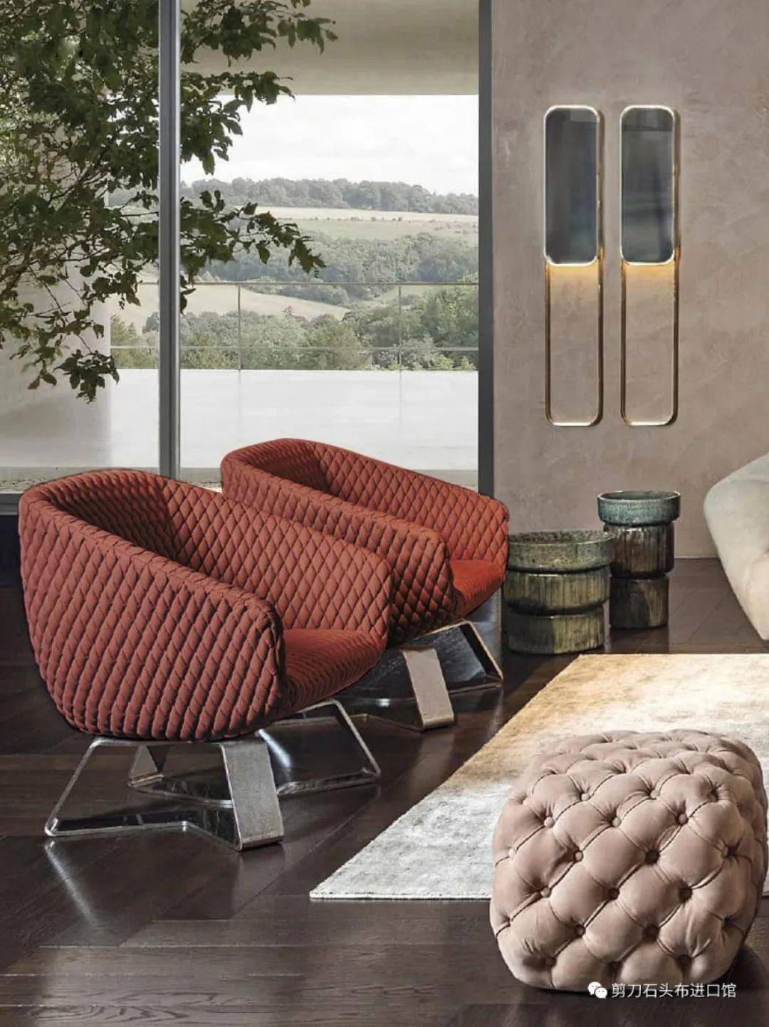 oliver 休闲椅hessentia|cornelio cappellini当丝绒遇上内敛的脏脏粉