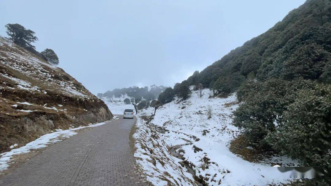 芒市苤菜坝下雪图片