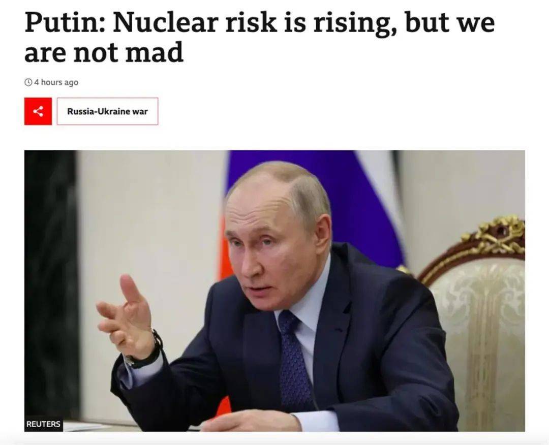 ​俄军30万动员士兵最新去向披露，普京：核战争的风险正在上升！俄罗斯没“疯”，不会首先使用核武器
