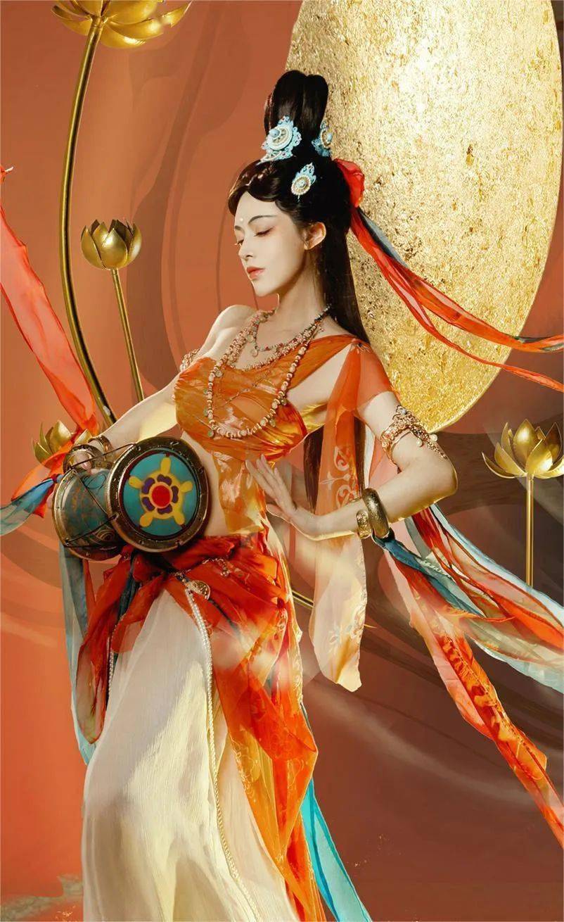 清华美女学霸cos菩萨,火出国!