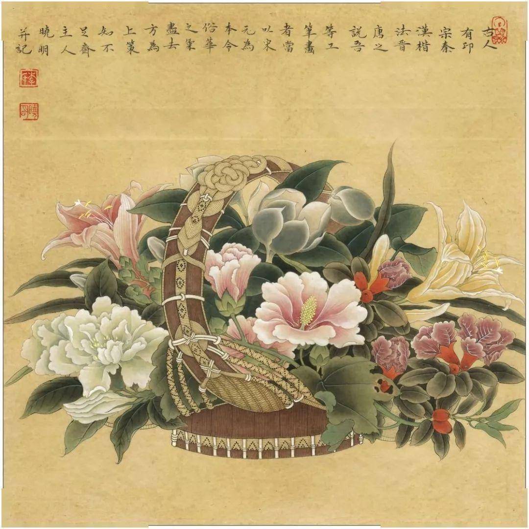 李曉明老師的工筆花鳥畫,真是恰到妙處_水仙_水墨_葡萄