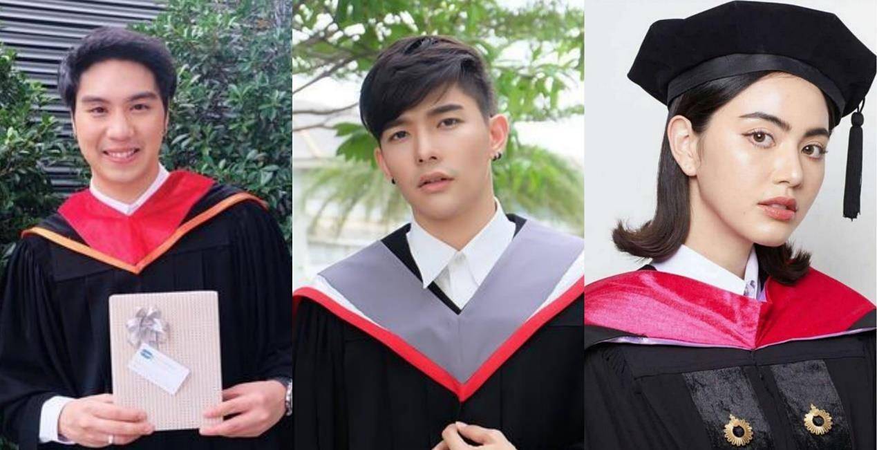 曼谷大学,诗纳卡琳威洛大学,兰实大学的毕业礼服个人感觉看起来差不多