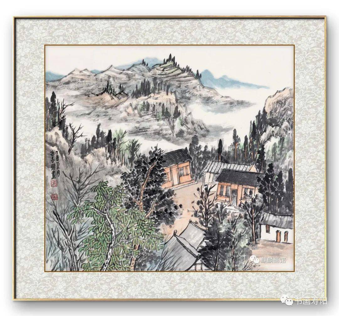 【线上展览】冯春锁山水画作品展_文化_寿阳县_画集