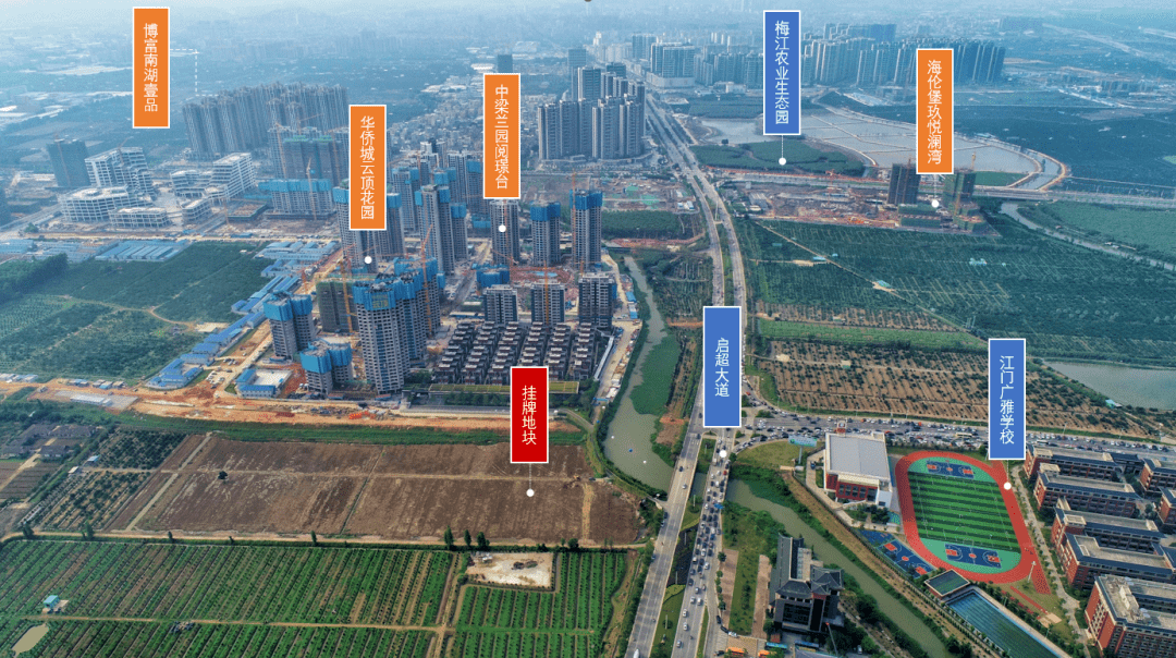 5亿元!两房企再次联手拿下新会枢纽新城靓地!_地块_江门_用地