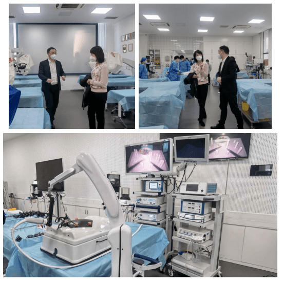 吉大一院副院长张松灵赴苏州蛇牌学院参观交流_培训_临床_医生