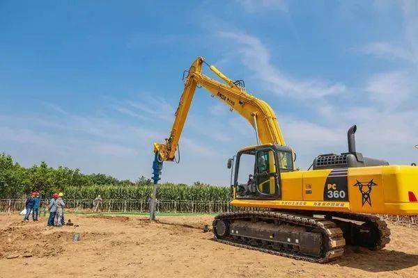 这种施工无余土,无污染,速度快,非常高效,绿色.