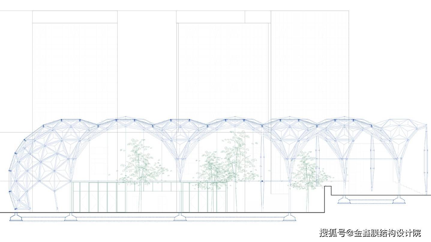 etfe膜结构新作:北京大兴科兴天富厂区改造_空间_建筑_设计