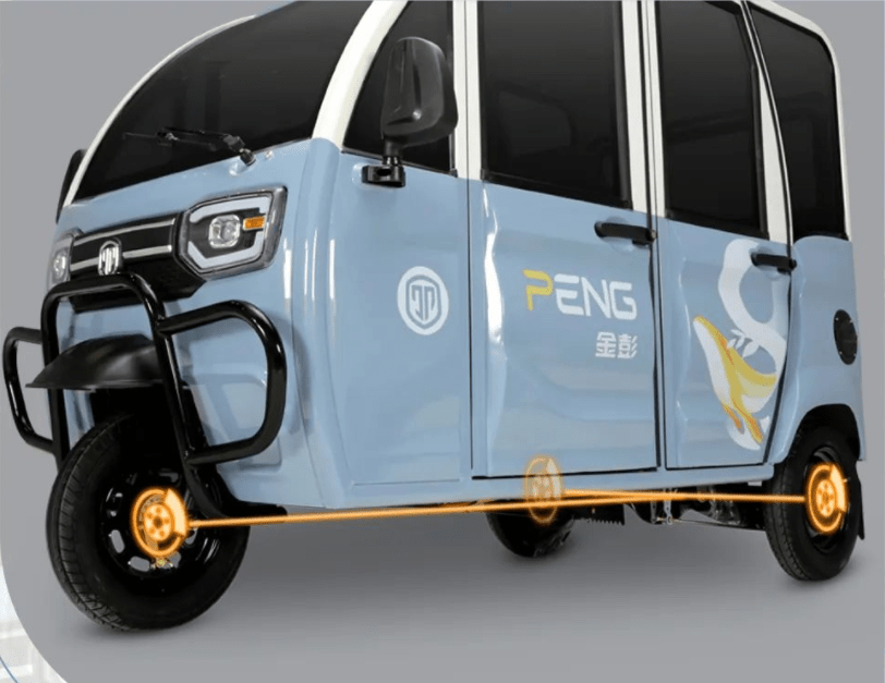 金彭新推出接娃电动三轮车骏乐:动力续航足,五门布局,实用性好_搜狐