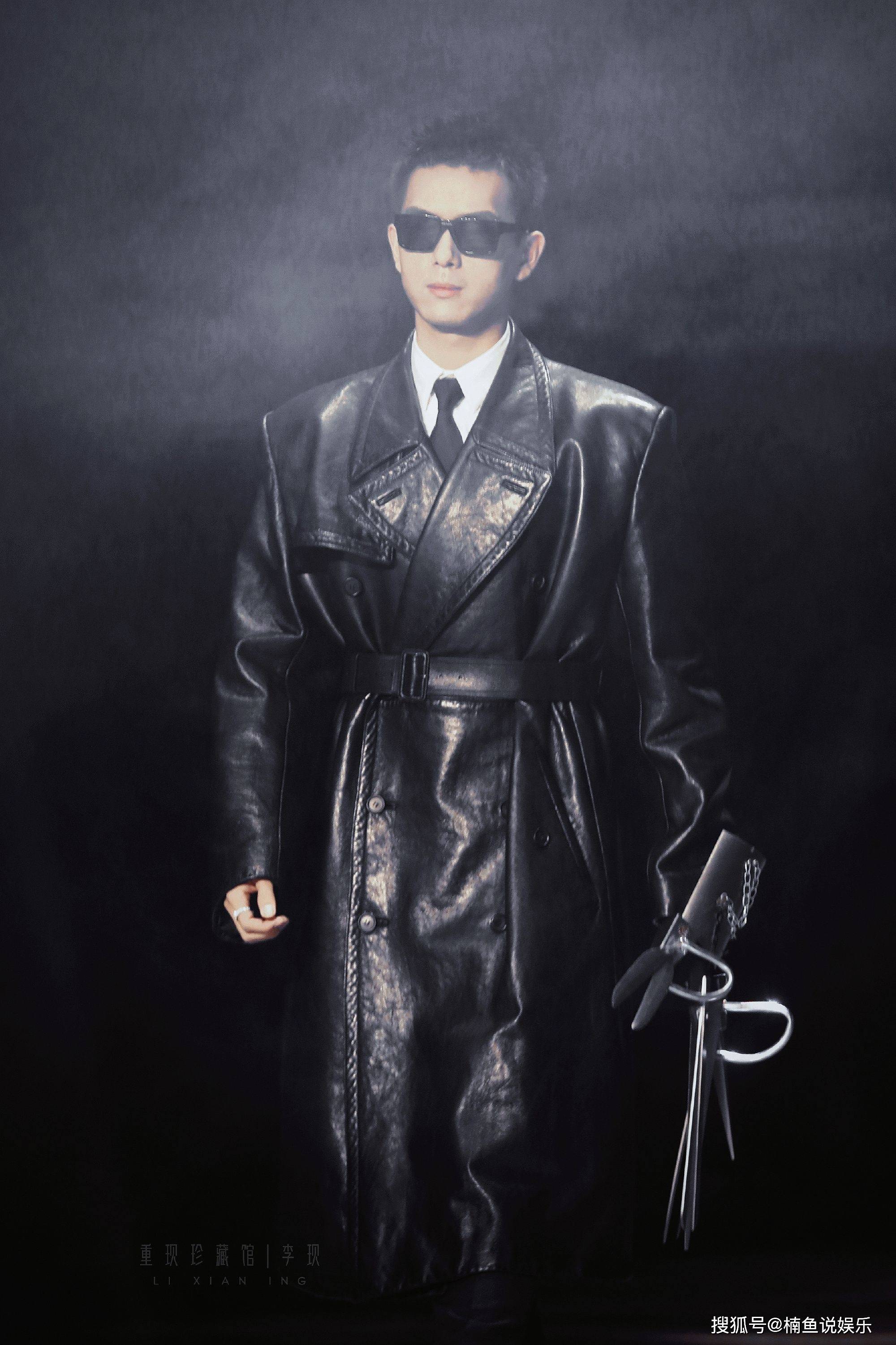 李现真是不走寻常路,cos剪刀手爱德华,穿皮衣真的好帅气