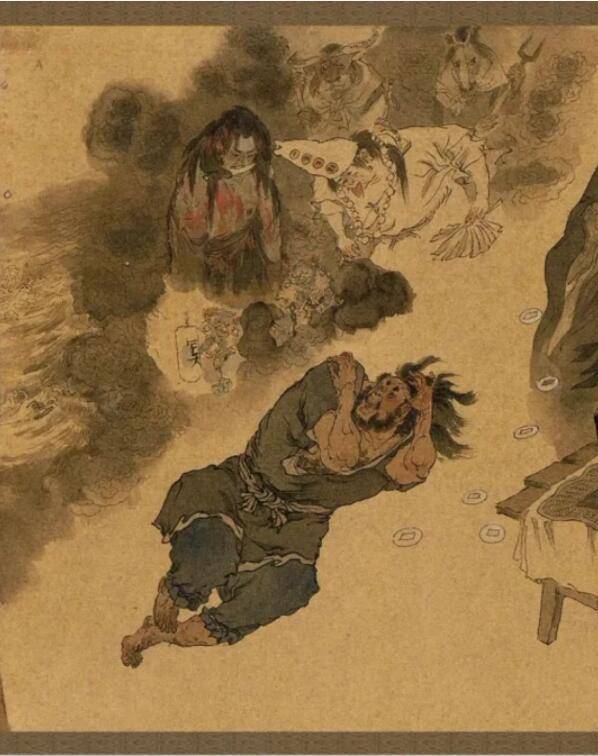 梦中显圣,浪里白跳水上报冤"中,正在攻打大名府的宋江突然患了背疽