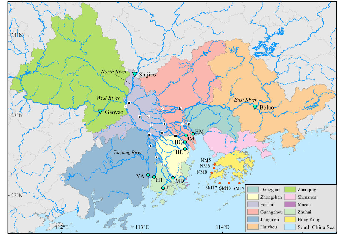 珠江口八大口门图片