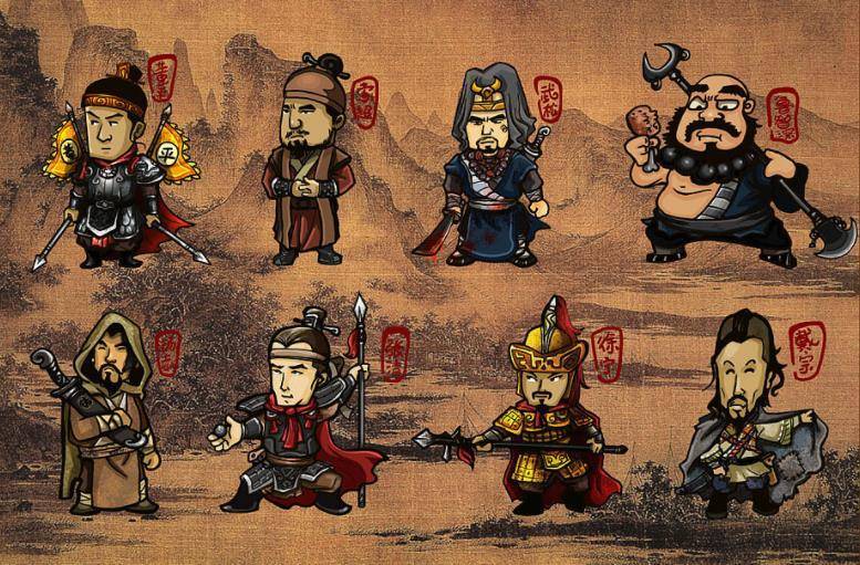 《水浒传》中,梁山五虎将的死亡顺序是怎么样的?_董平_宋江_卢俊义