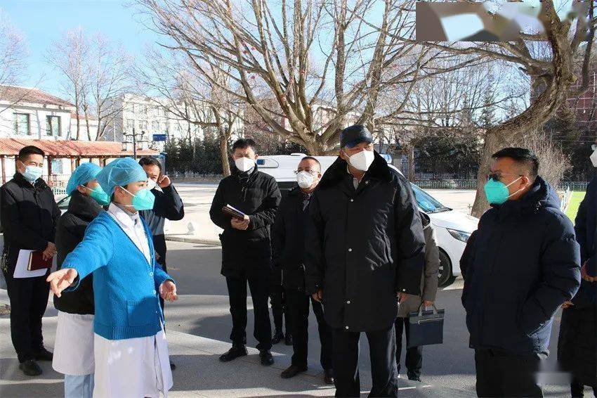 州委常委,海晏县委书记桑本,州政府副州长殷茂文,州政府秘书长朱林和