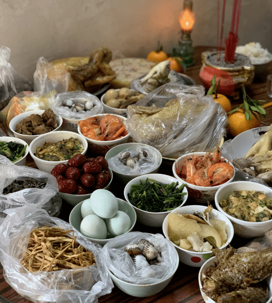 过年供老祖宗菜的图片图片