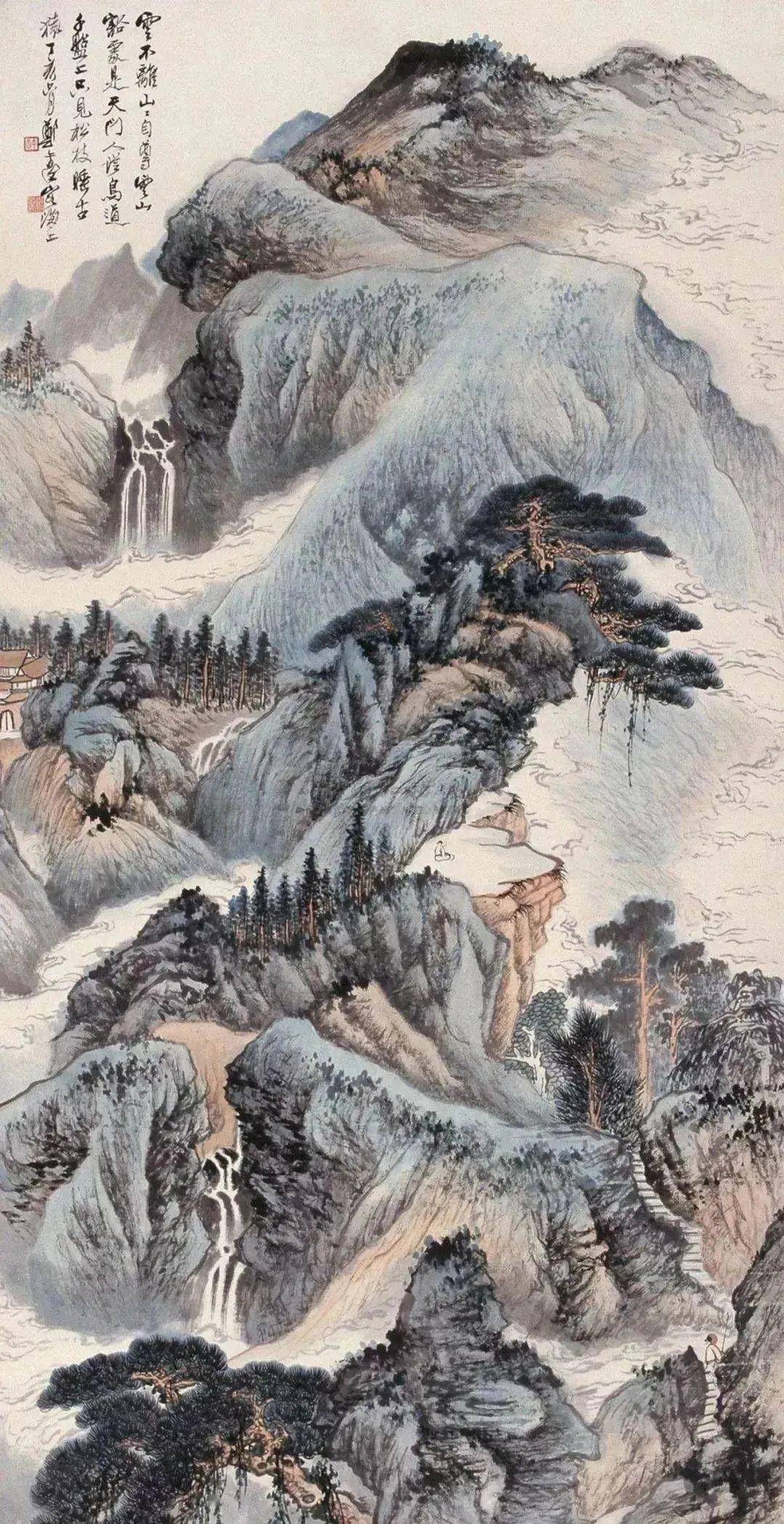 郑午昌山水，清新秀润！_艺术_绘画_中国