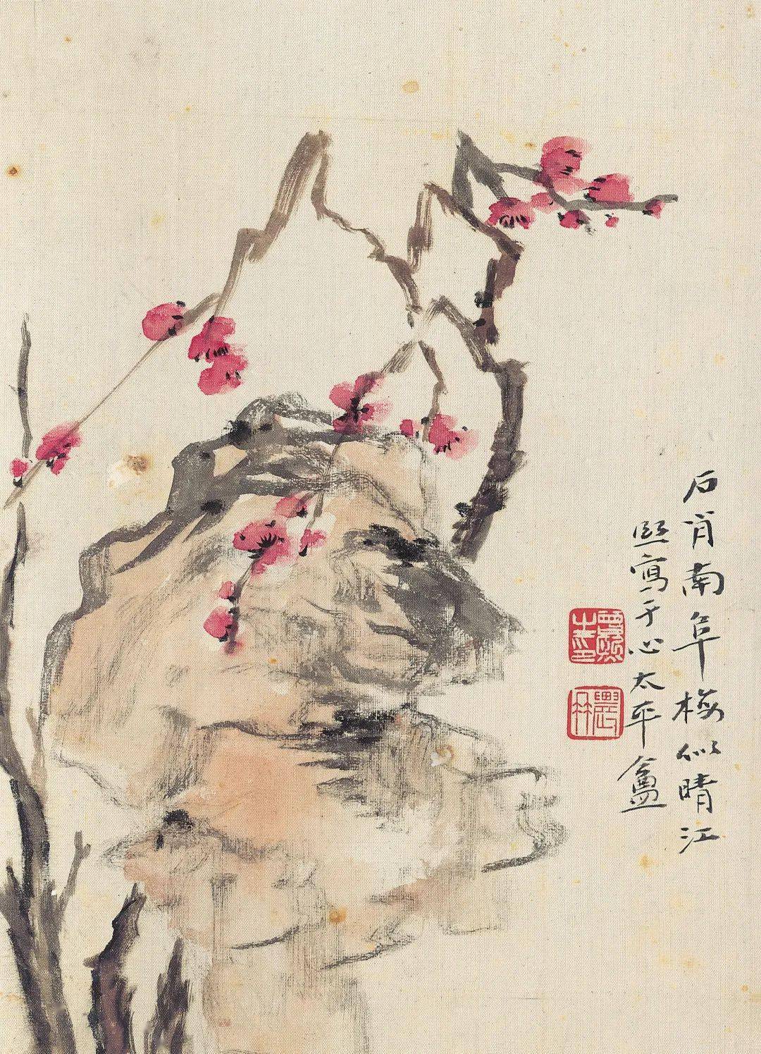 张大千的恩师写梅,清爽至极_梅花_图册_cm