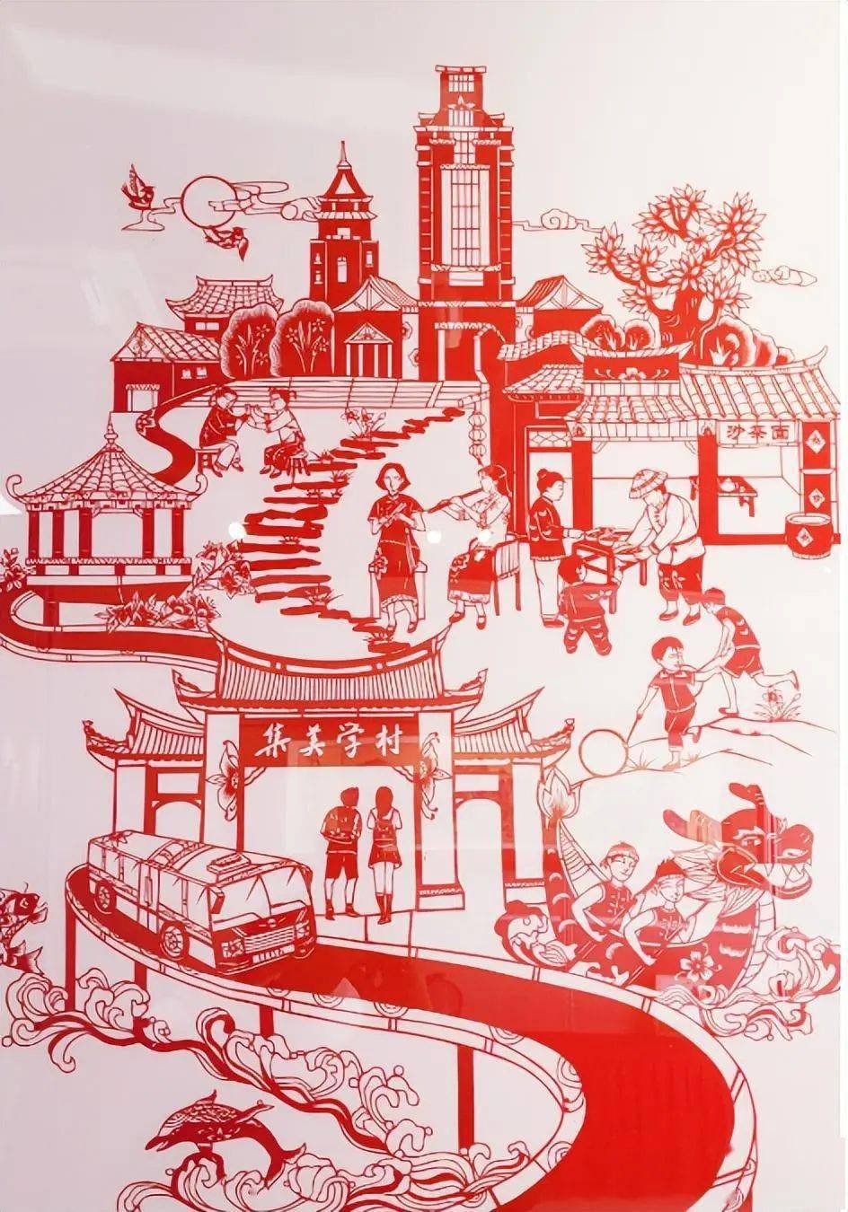 "青春集美 红色传承"孔春霞柘荣剪纸作品展在厦门集美展出_集美区