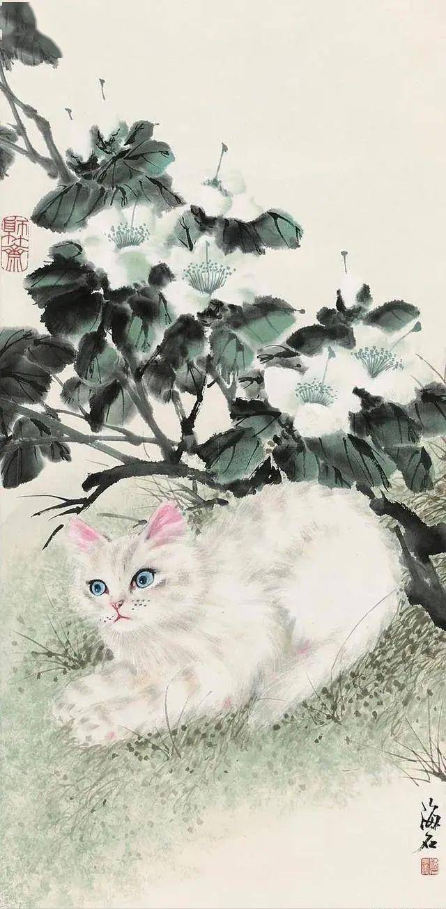 女猫王画家图片