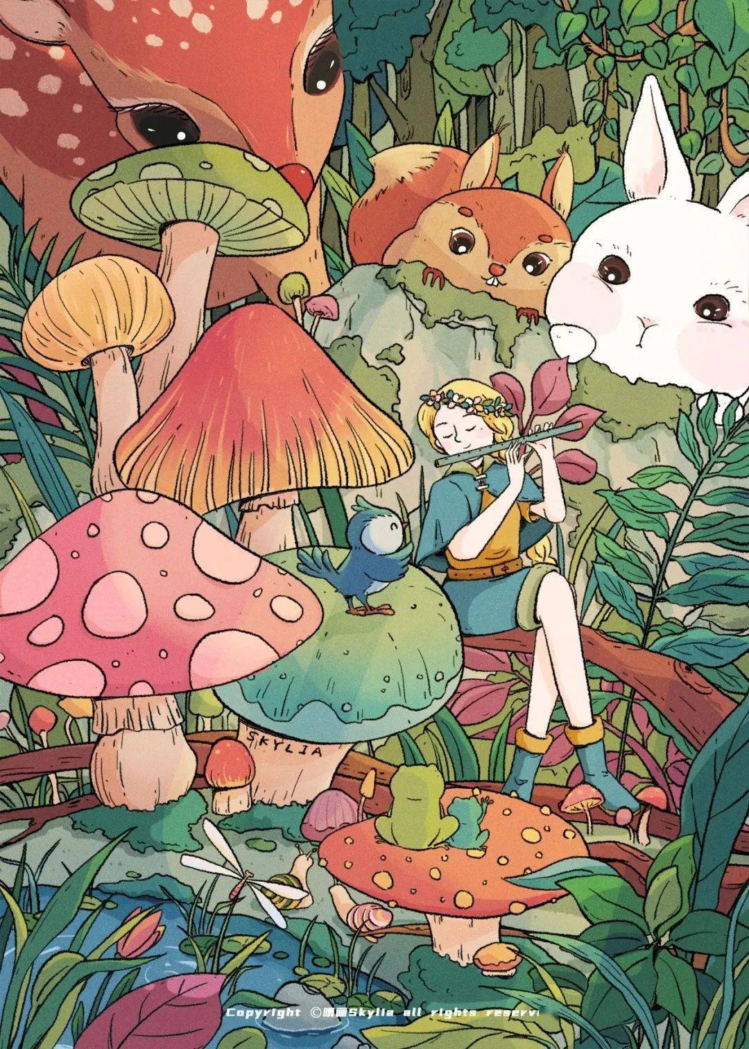 自由插画师视觉中国签约插画师,米画师认证画师,深圳插画协会专业会员