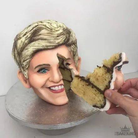 外国小哥做人体蛋糕,逼真到恐怖,看完怀疑世界._ben_人物_英国