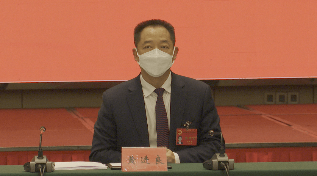 市六届人大二次会议:黄进良参加桂阳代表团讨论审议市政府工作报告