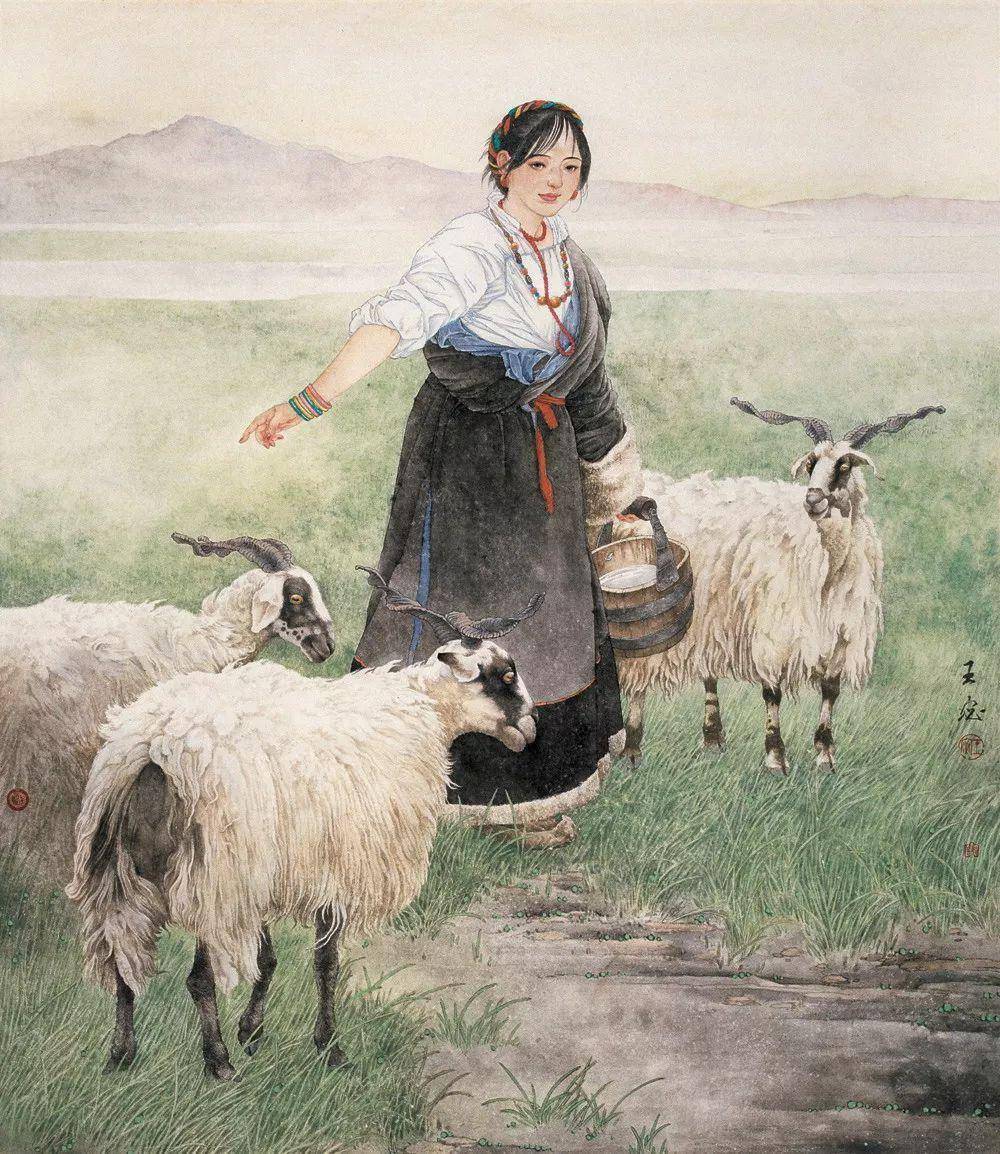 当代工笔人物百家精品合集_作品_系列_赵国经