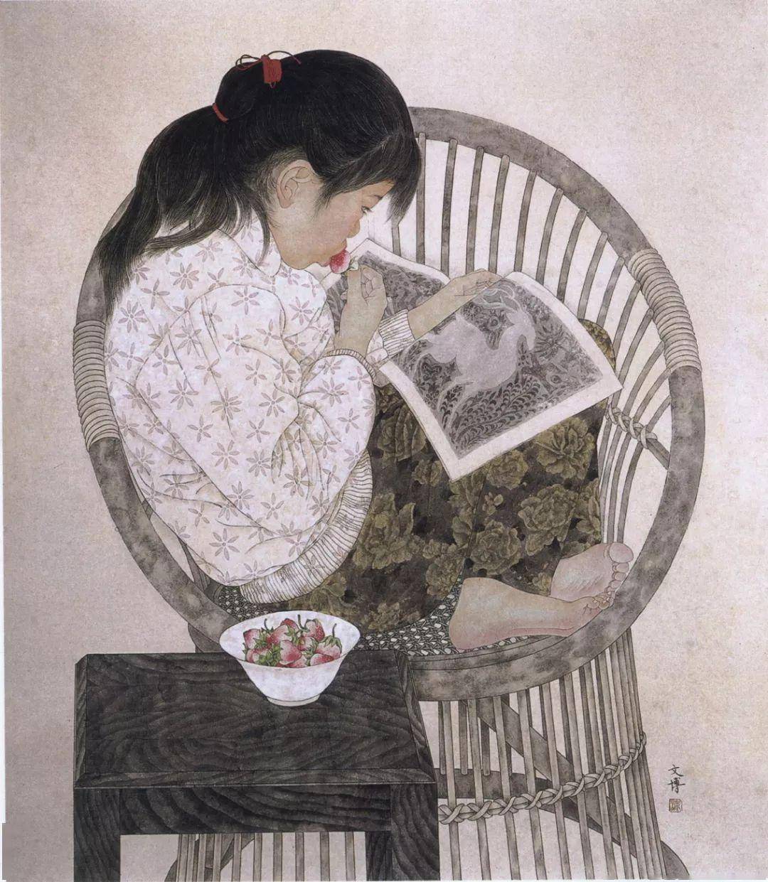 当代工笔人物百家精品合集_作品_系列_赵国经