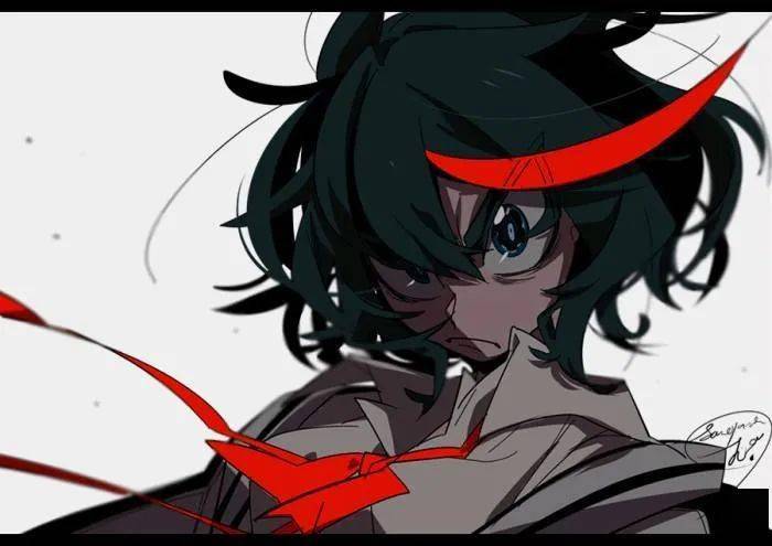 斩服少女 kill la kill:手机壁纸 头像 锁屏_来自_背景_end