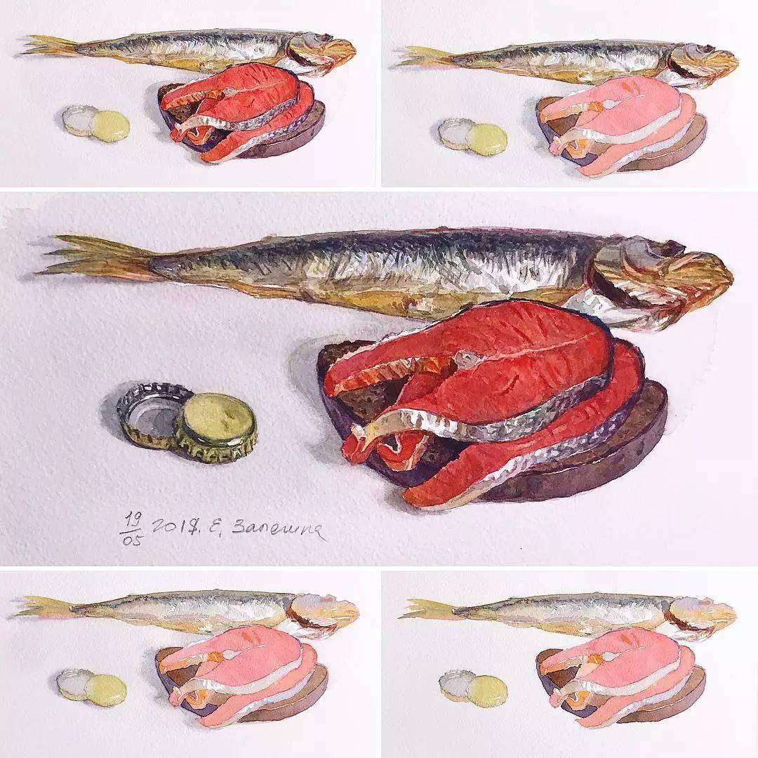 精品！水彩静物100图，看大神如何教你画静物！必须收藏！_搜狐网