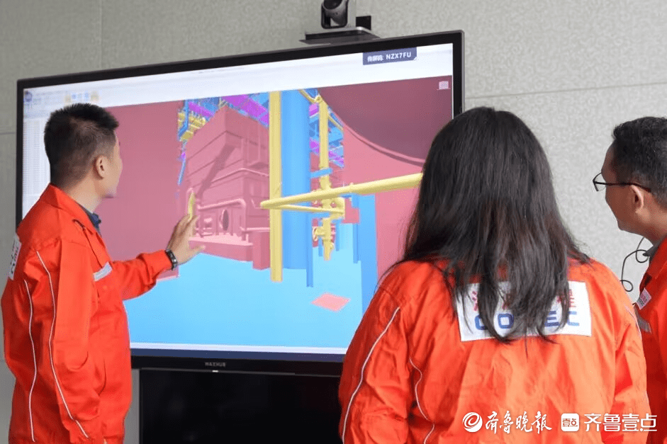 海油工程三维可视化施工模仿系统在青岛西海岸新区建成投用