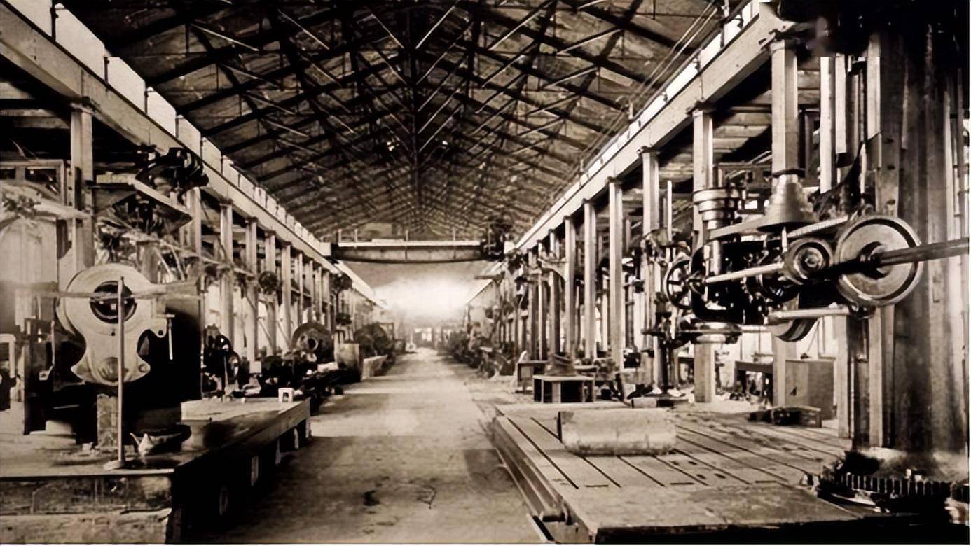 民国时期工厂内部照可惜好景不长