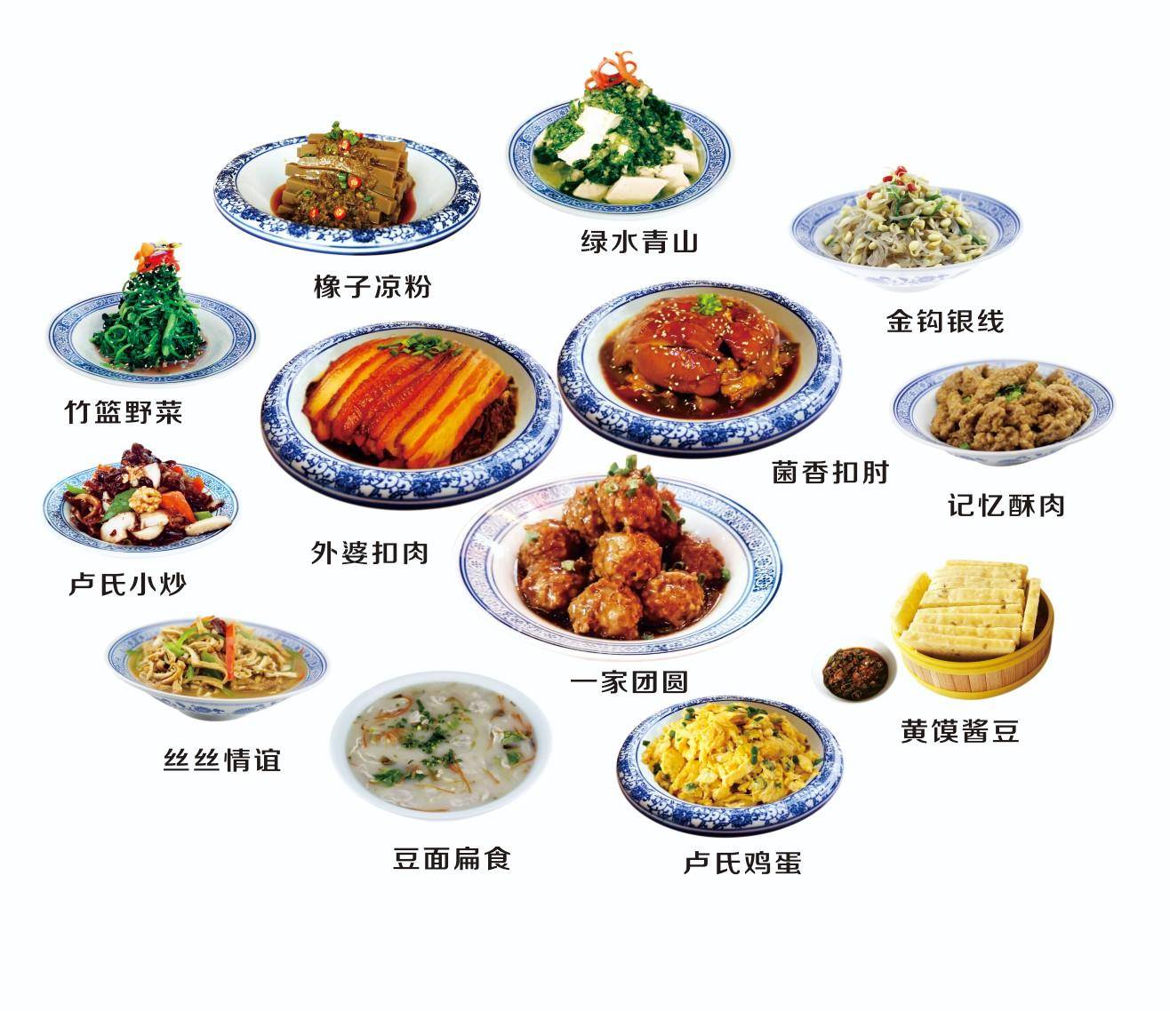 陕州十碗席菜单图片