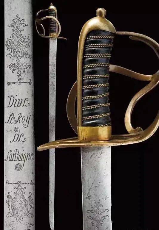 撒丁岛骑兵剑,1700 年代后期.车尔尼国际拍卖行.