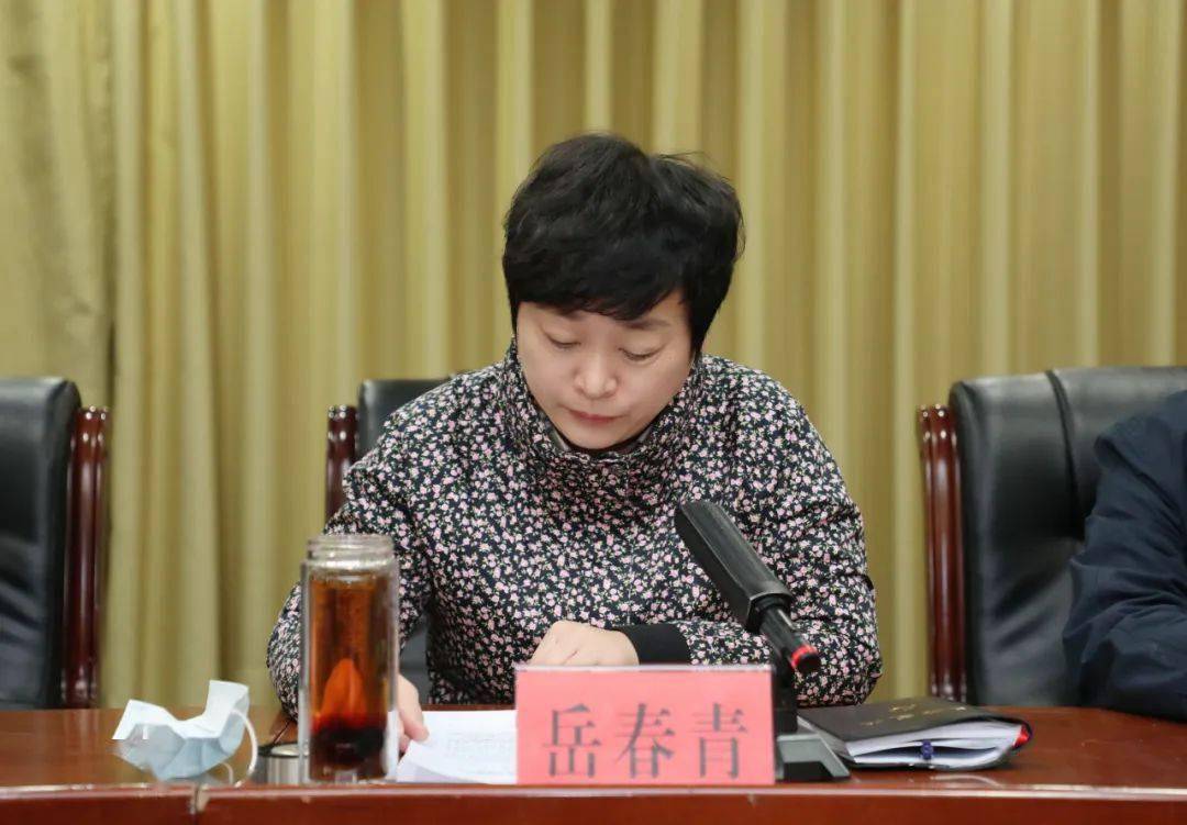 县委副书记岳春青主持会议副县长,县环委办主任纪泉