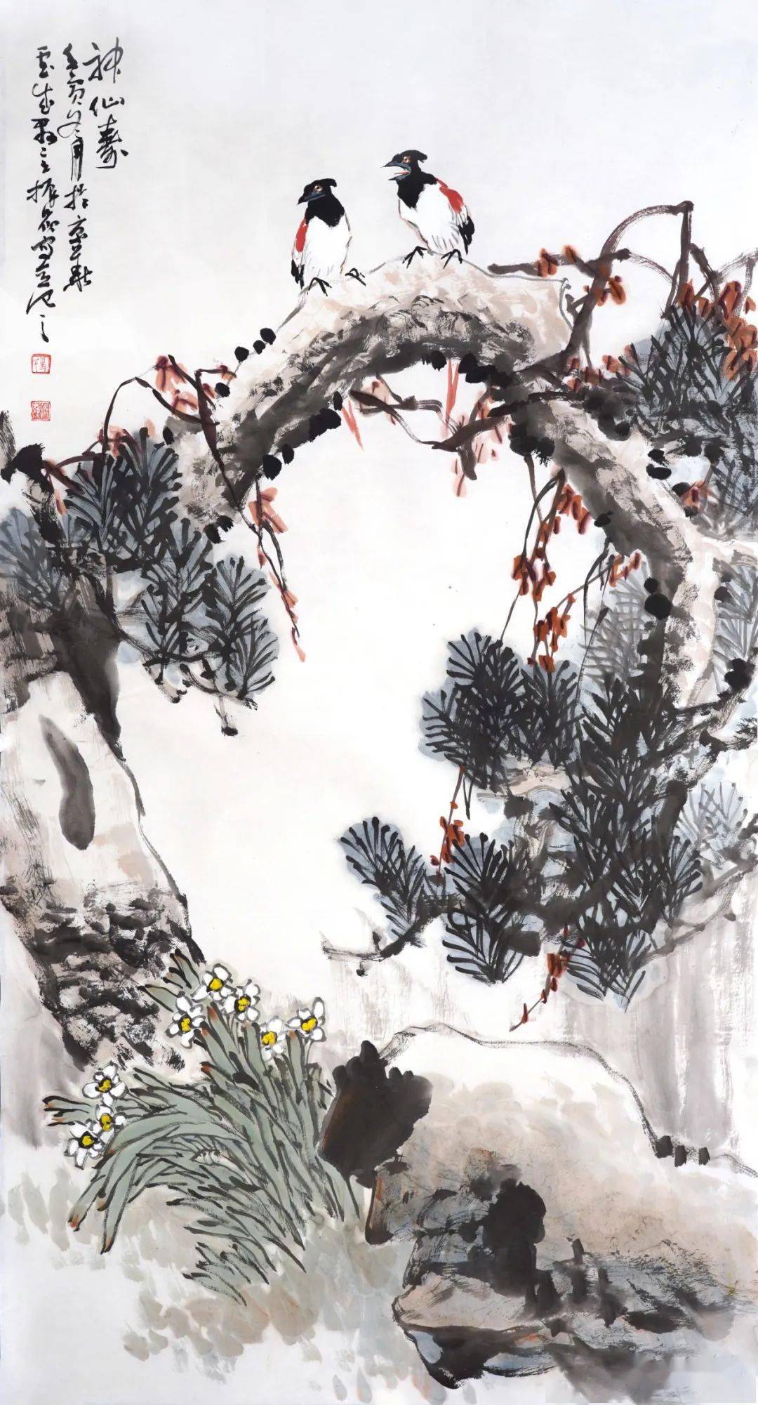 2023美术界春晚作品展播 史振岭_天津市_专业_花鸟画