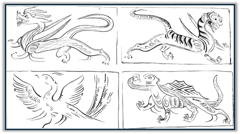 青龙简笔画 玄武图片