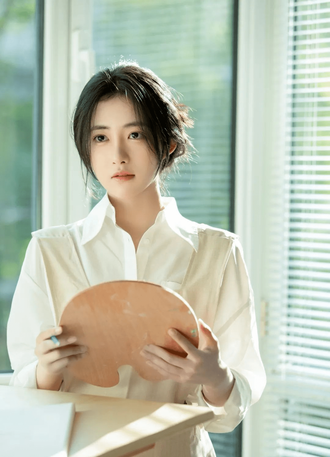 人像摄影:一路阳光,因为有你_林晚儿_wan