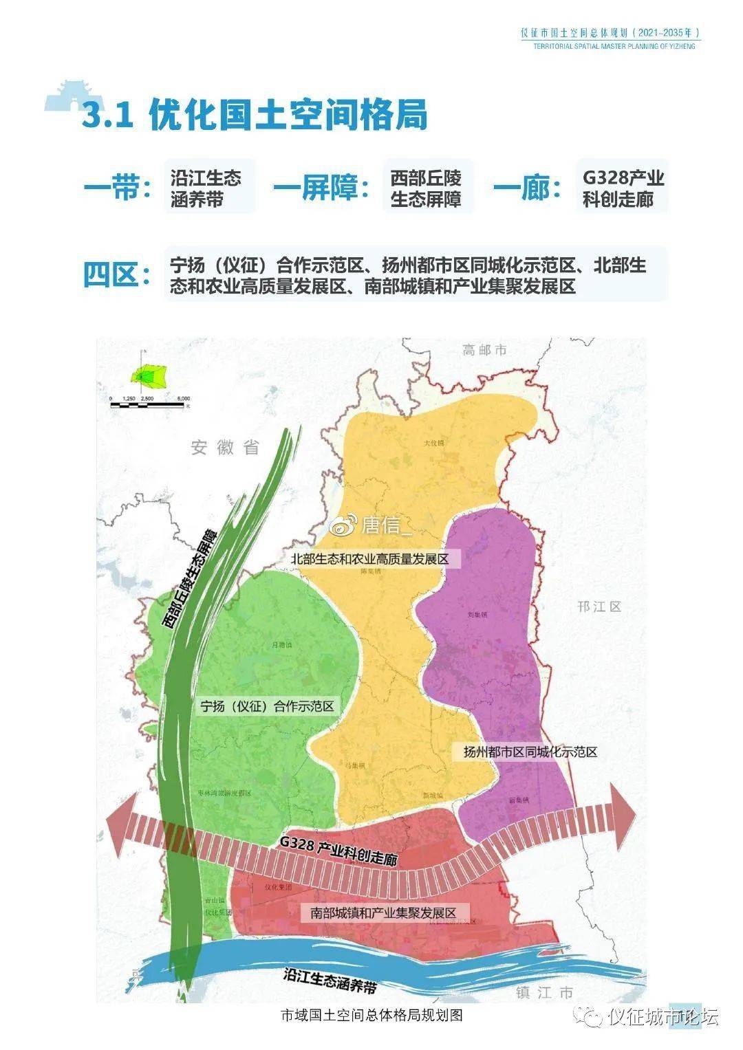 仪征国土空间总体规划(2021-2035年)草案公示_意见_公众_cn