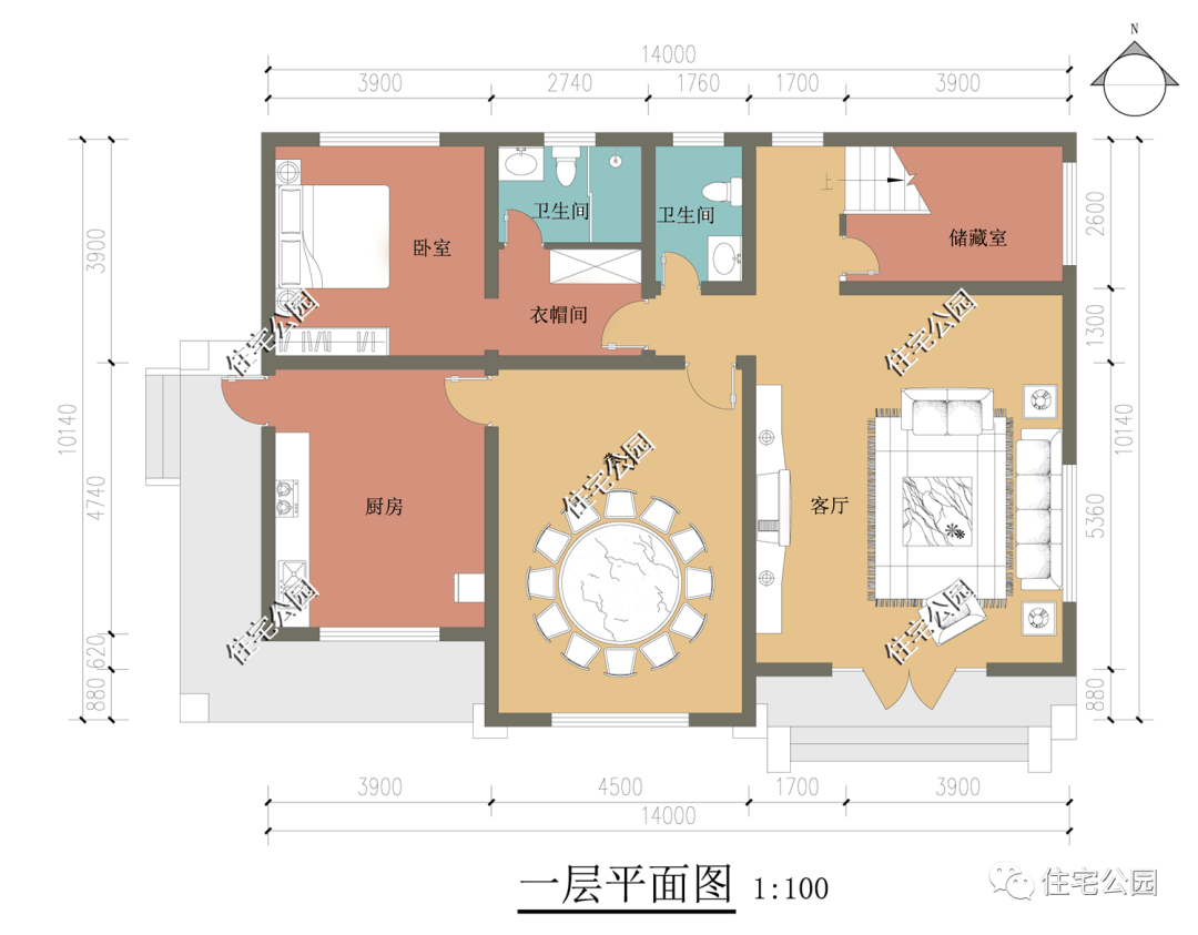 15×10米户型图图片