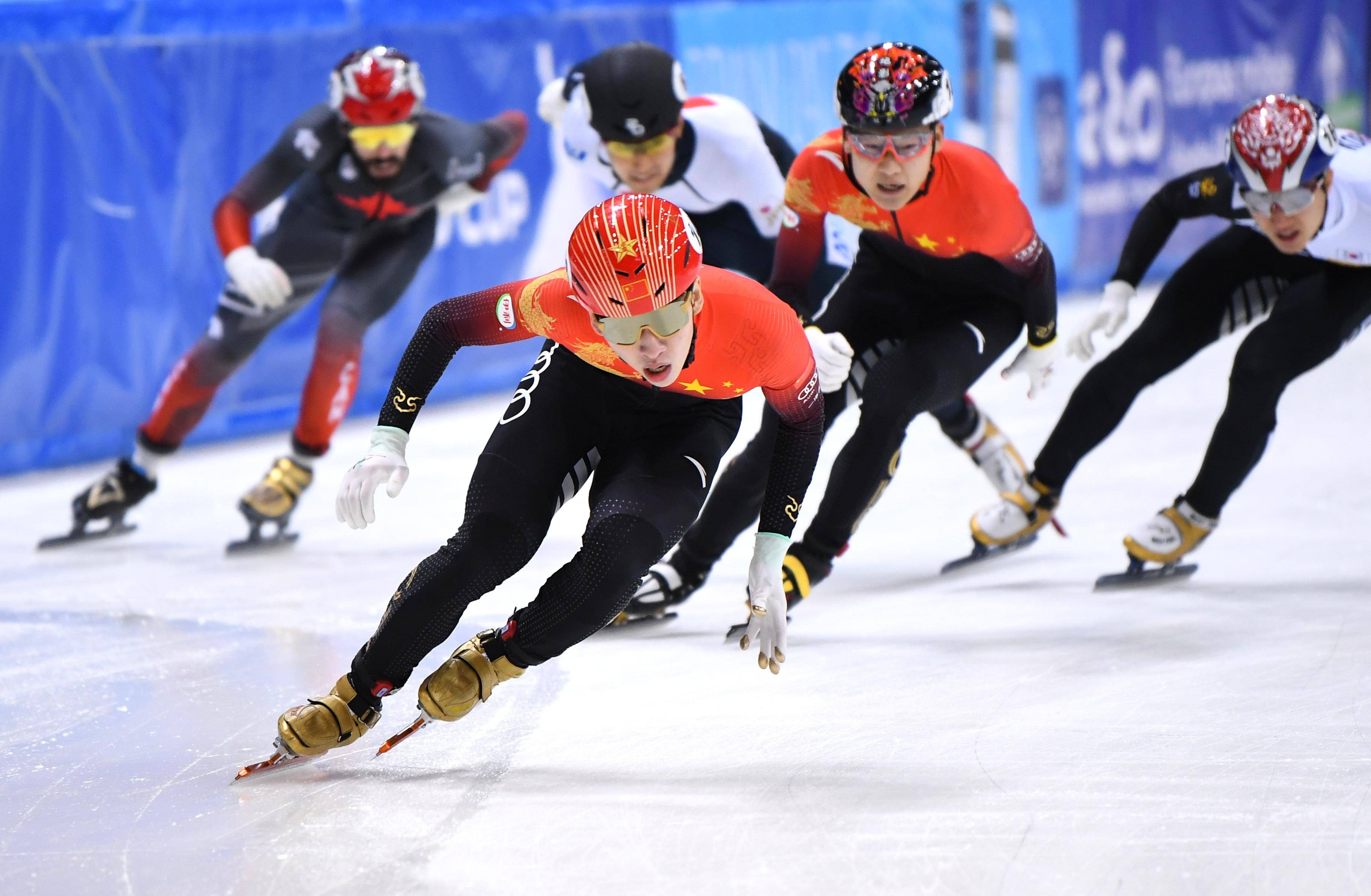 体育短道速滑世界杯德累斯顿站男子500米林孝埈钟宇晨分获冠亚军