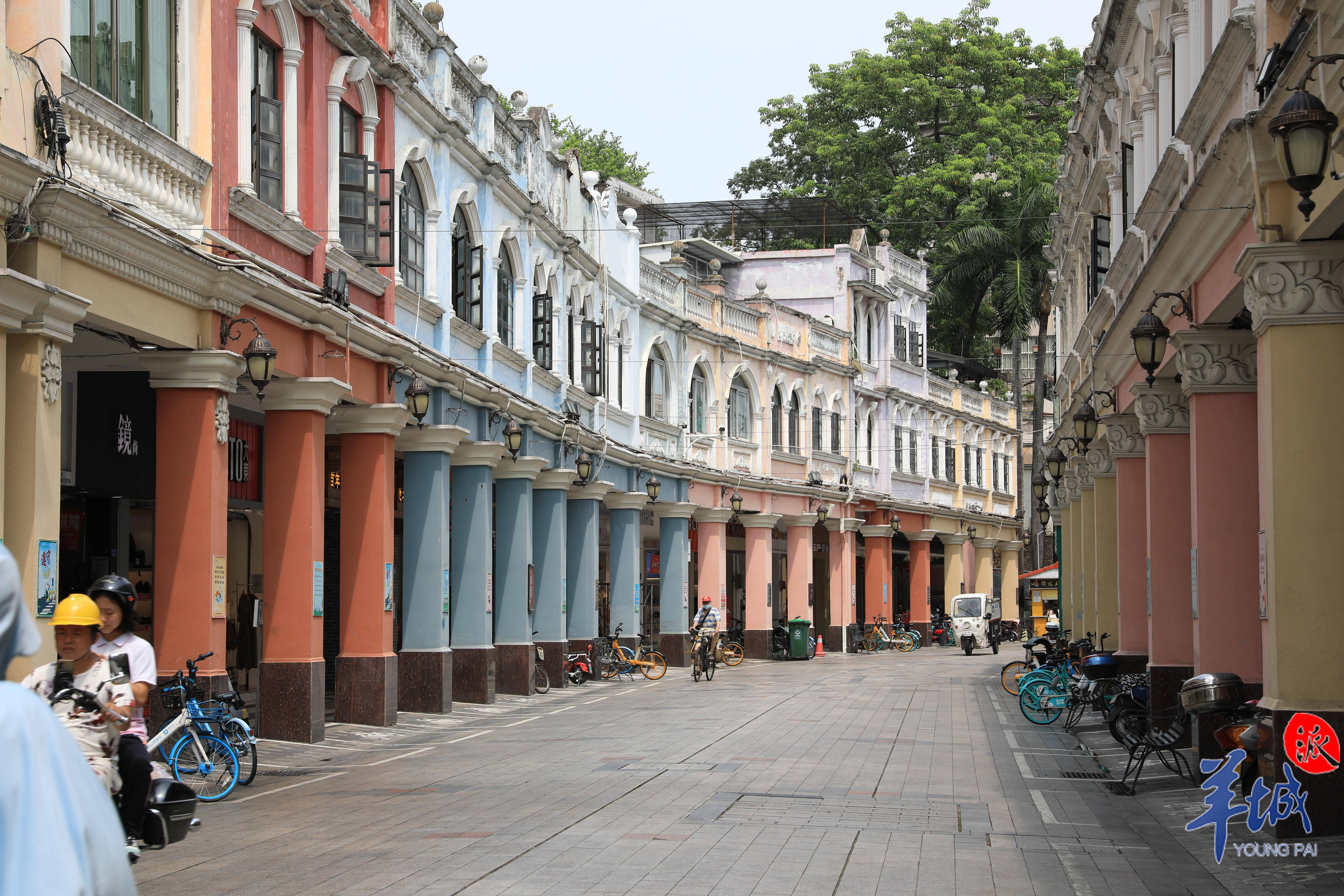 华盖路步行街位于大良街道老城腹地,属于顺德旧城中心地带,毗邻岭南名