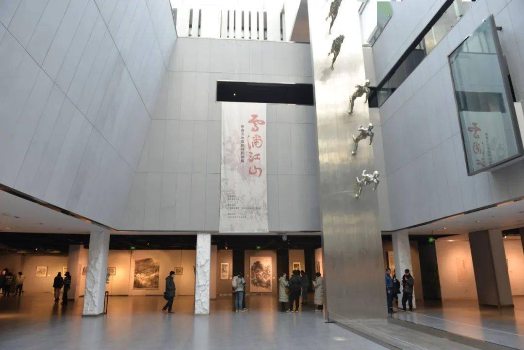 "雪满江山-张春玉冰雪题材国画展"在吉林省美术馆拉开帷幕_展览_水墨