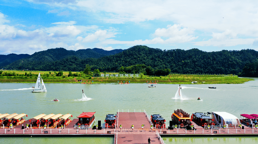 嘉游赣丨在阳明湖感受如诗如画的赣州_湖水_景区_植被